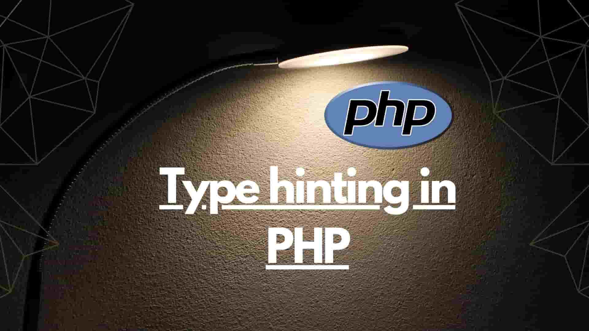 Type hinting in PHP